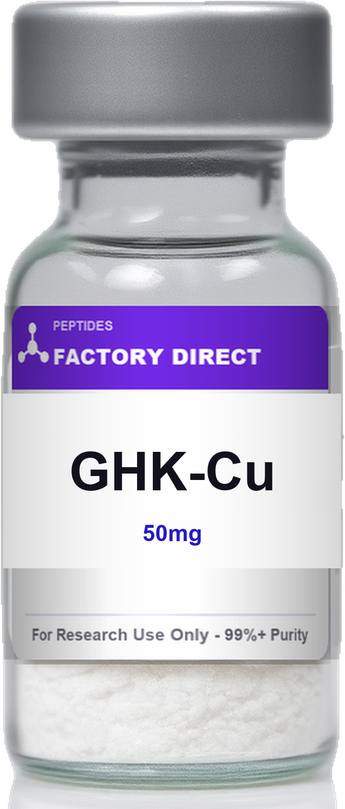 GHK-Cu research peptide vial