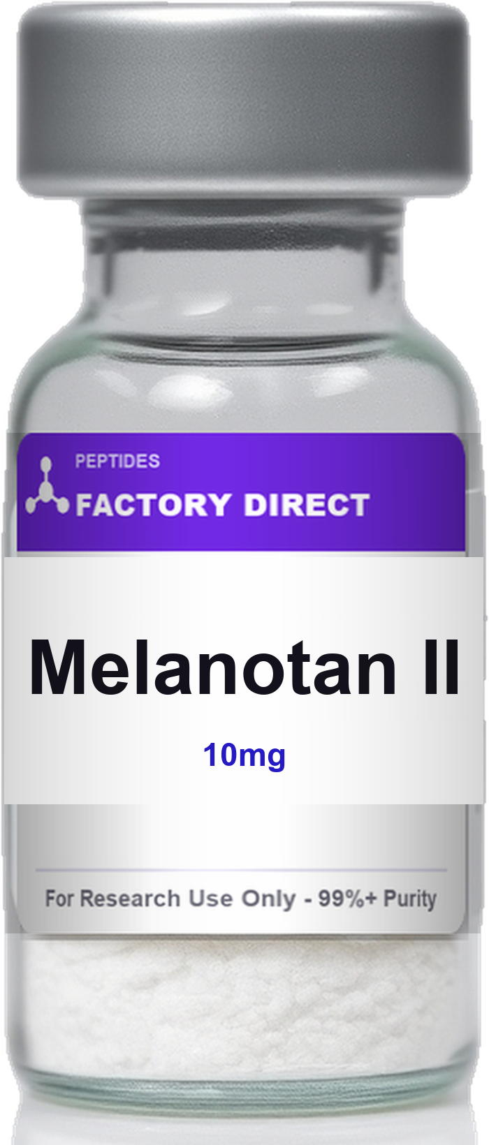 Melanotan II research peptide vial