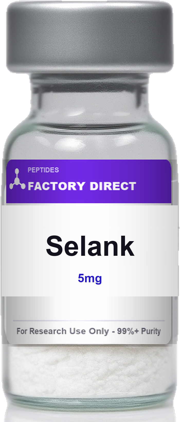 Selank research peptide vial
